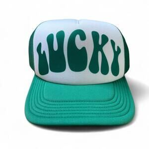 Women's Green and Multi Hat